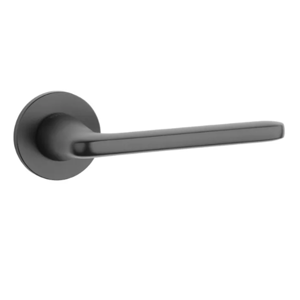 ST UTA BAC handle set with round roses, black