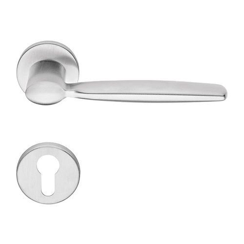 SPRING ZINCRAL käepide/roseti komplekt 027 PZ, satiinkroomitud