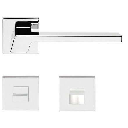 STREAM ZINCRAL käepide/roseti komplekt 088 WC 234NT, poleeritud kroom, kroomitud