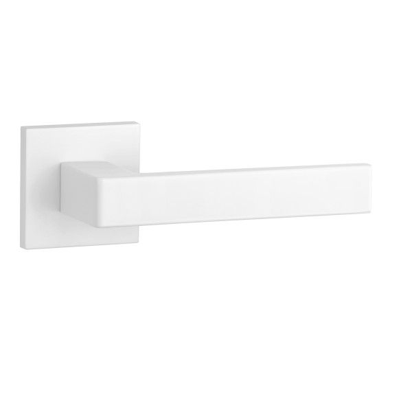 AT SULLA handle/rose set BAC, square rose, white