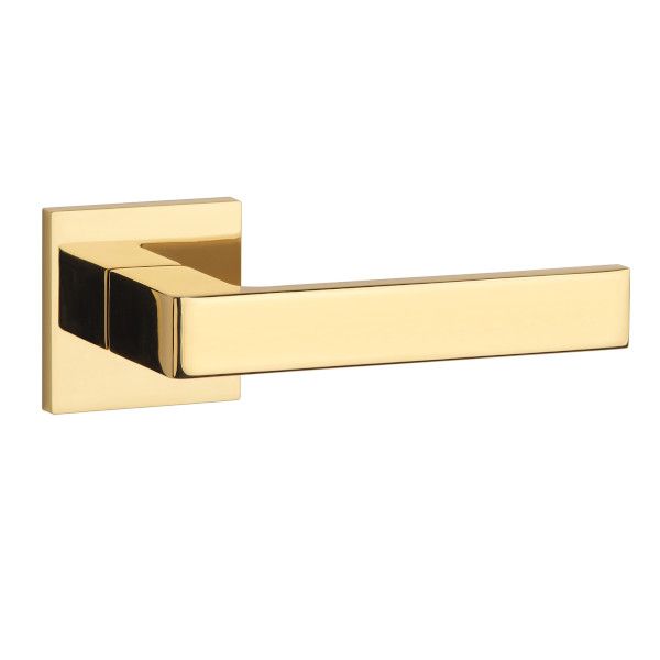 AT SULLA handle/rose set BAC, square rose, gold-tone polished