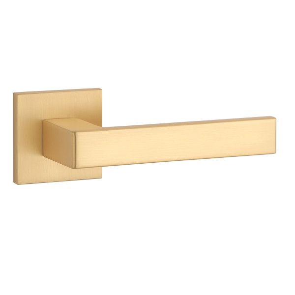 AT SULLA handle/rose set BAC, square rose, gold-tone satin