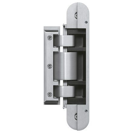 TECTUS TEG 310 2D 60 concealed hinge for glass doors, stainless steel