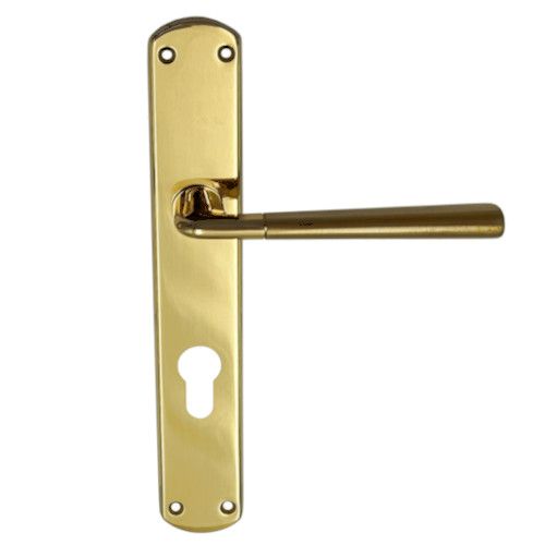 TESS käepide/lingiplaadid PZ/72mm, messingist poleeritud/platineeritud