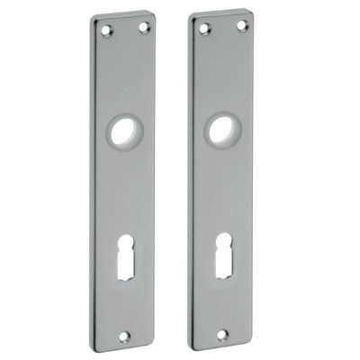 237 Z long backplate set BB72, natural aluminium tone F1