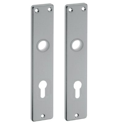 237 Z long backplate set PZ72, natural aluminium tone F1