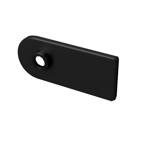 Ümarate luku kattepealsete komplekt D68XWTP00 BAC, mustanodeeritud (005)