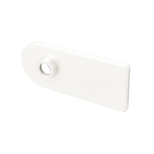 Ümarate luku kattepealsete komplekt D68XWTP00 BAC, valge RAL9016 (095)