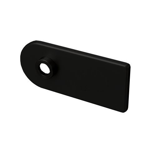 Ümarate luku kattepealsete komplekt D68XWTP00 BAC, must RAL9005 (062)