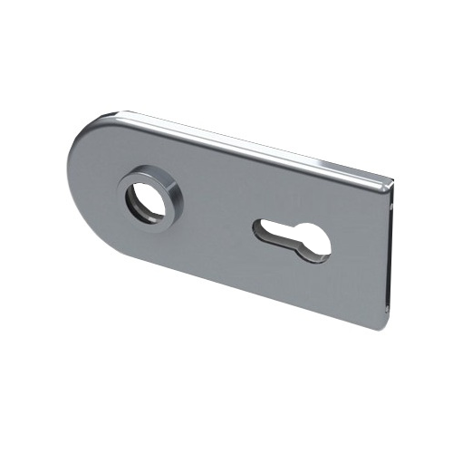 Ümarate luku kattepealsete komplekt D68XW00 PZ, poleeritud kroomitud (014)