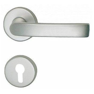 Verena-R handle/rose set. PZ, aluminium F1
