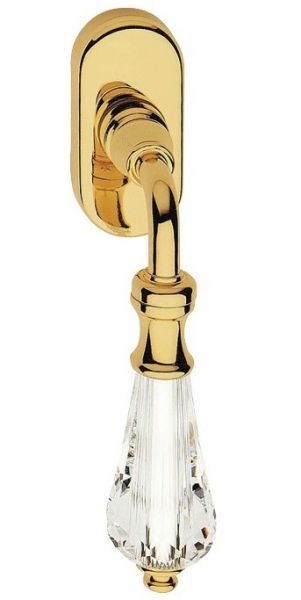 VERONICA window handle, gold plated