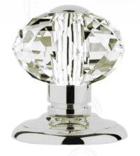 VERONICA door knob 80mm, polished chrome