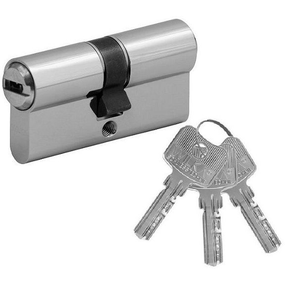 Profiilsilinder 3600 B 40-50, nikeldatud messingist.