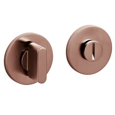 LINK WC roses, round, Ø51x5mm, w/o colour indicator, copper tone PVD, satin (RS)