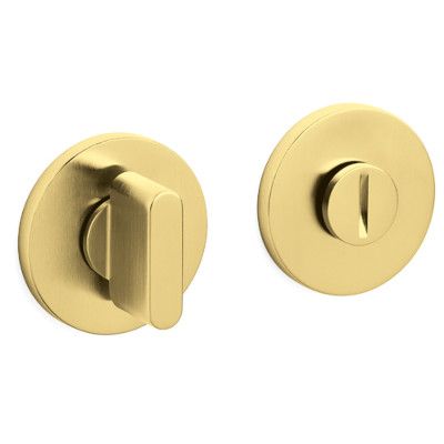 LINK WC roses, round, Ø51x5mm, w/o colour indicator, gold tone PVD, satin (TS)