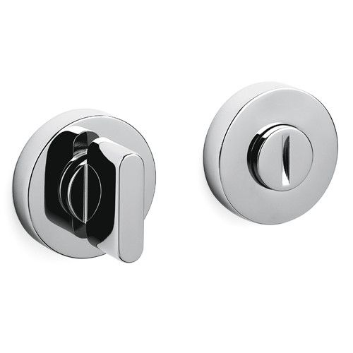 LINK WC roses, round, Ø47x10mm, w/o colour indicator, chrome-plated, polished (CR)