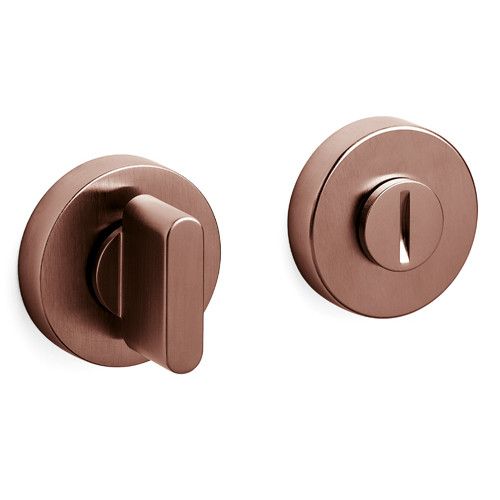 LINK WC roses, round, Ø47x10mm, w/o colour indicator, copper tone PVD, satin (RS)