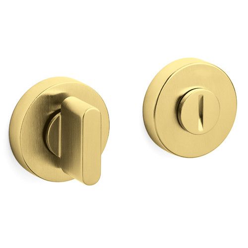 LINK WC roses, round, Ø47x10mm, w/o colour indicator, gold tone PVD, satin (TS)