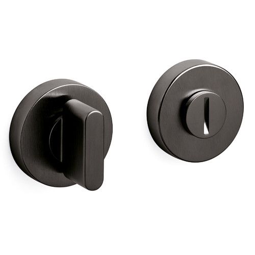 LINK WC roses, round, Ø47x10mm, w/o colour indicator, anthracite PVD, satin (US)