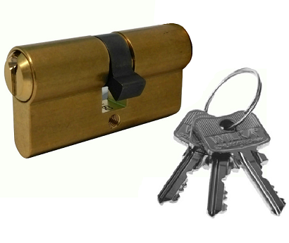 Profile cylinder 50-55, brass