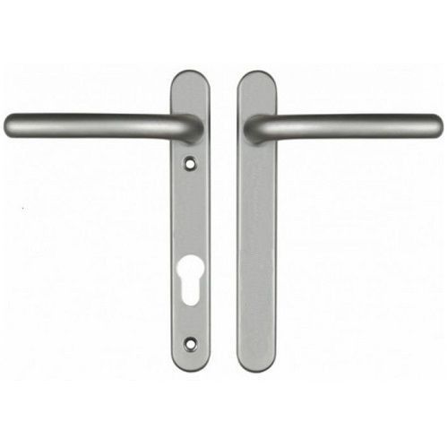 WINDSOR DUMMY exterior door handle set, BAC/PZ92mm, hx-satin