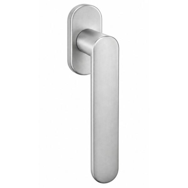 Window handle ZAVI D.K. Tilt&Turn, rose thickness 6mm, spindle 7x42, satin chrome | UKSELINGIDPLUSS.ee